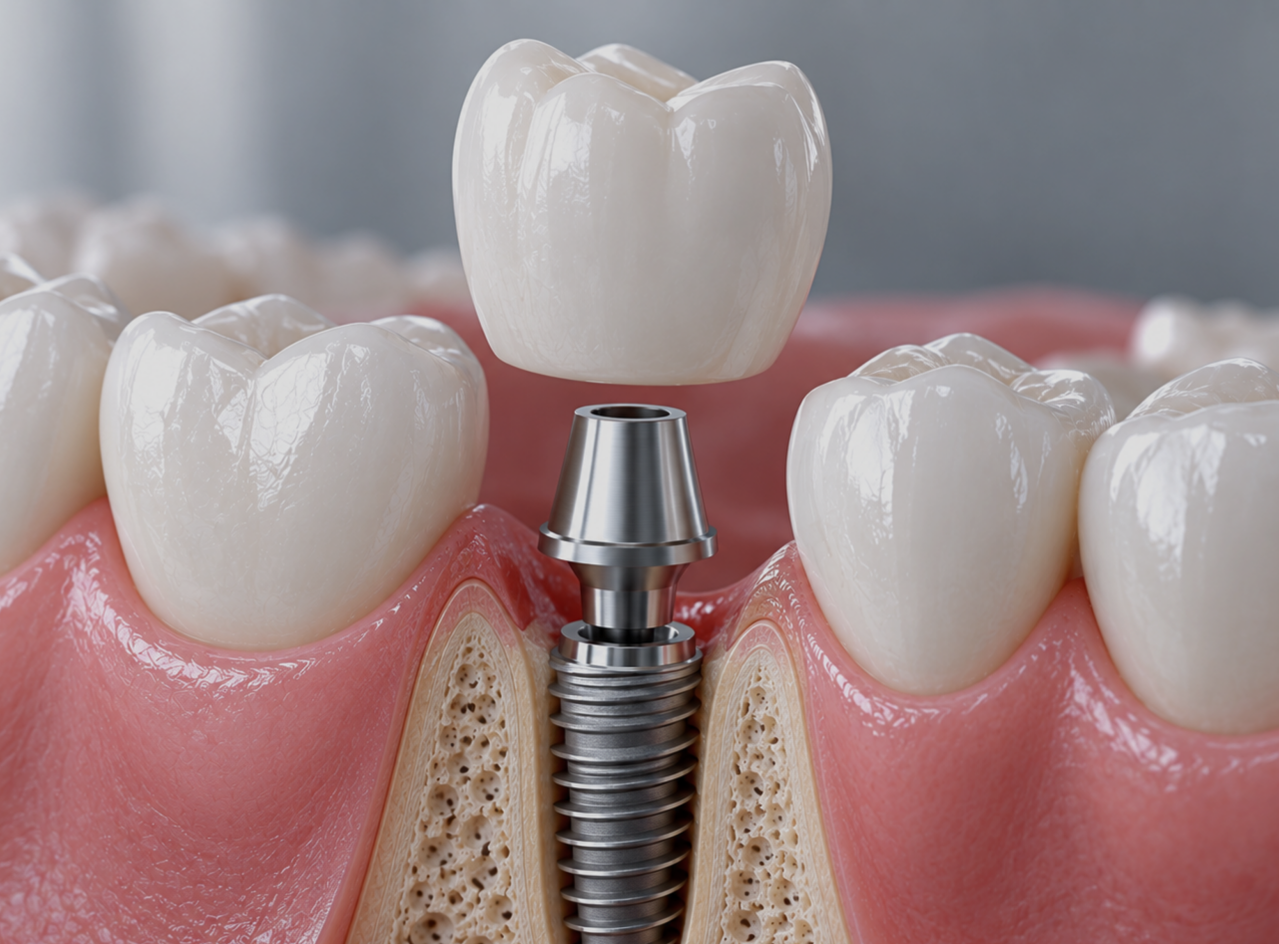 Implantes dentales e injertos óseos en W Smile